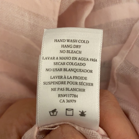 Rails Pink Striped Tie-Front Top - Picture 6 of 8